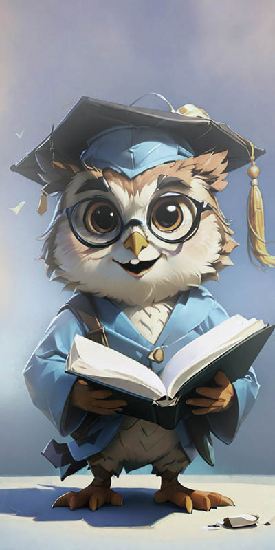 La mascotte : professeur Hibou